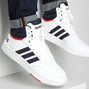 Adidas Men's Hoops 3.0 Mid Basketball Sneakers Shoes